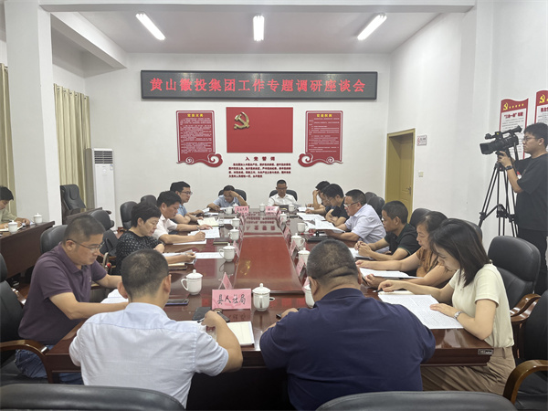 9月13日晚，县领导詹凯、汪盛调研集团运营情况，县发改委、县资规局、县住建局、县财政局（国资委）、县人社局、徽城镇负责同志，欧宝网页版登录入口集团班子成员，集团各部门、各一级子公司主要负责人参加座谈会。.jpg